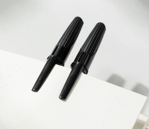 Набор ручек шариков. Deli Think EQ4-MT-BK прозрачный/черный d=1мм черн. черн. индив. пак.ев. (5шт) кругл.