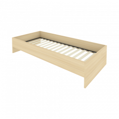 Light Кровать с ортопедическим основанием без изголовья С-К-90 Акация 950*2050*400