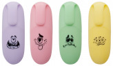 Набор текстовыделителей Silwerhof Monster Pastel 1-4мм 4цв. коробка с европодвесом