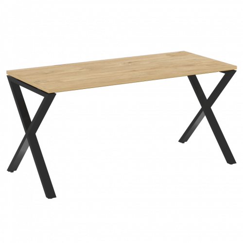 Loft Стол рабочий VR.L-SRX-4.7 Тиквуд светлый/Чёрный металл 1580*720*750