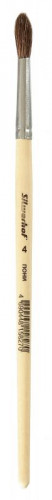 Кисть Silwerhof 981135 худож. пони круг. №4 дерев.лакир.ручка