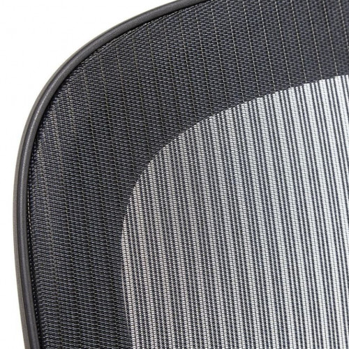 Кресло BIG-1, сетка/рецикл. кожа, черный