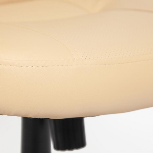 Кресло DEVON, кож/зам, бежевый/бежевый перфорированный, 36-34/36-34/06