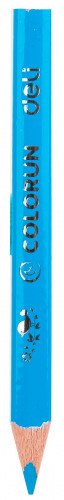 Карандаши цв. Deli EC00400 ColoRun трехгран. тополь 12цв. коробка/европод.