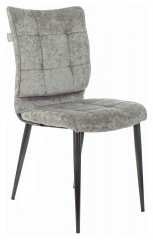 Стул для кухни Бюрократ KF-4 серый Light 19 металл черный на ножках (KF-4/LT19)