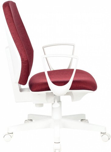 Кресло Бюрократ CH-W545 красный 38-410 крестов. пластик пластик белый