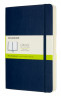 Блокнот Moleskine CLASSIC SOFT EXPENDED QP618EXPB20 Large 130х210мм 400стр. нелинованный мягкая обложка синий сапфир