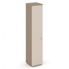 Estetica Шкаф высокий узкий лев. (1 высок. фасад ЛДСП) ES.SU-1.9 (L) Латте/Капучино 400*420*1977