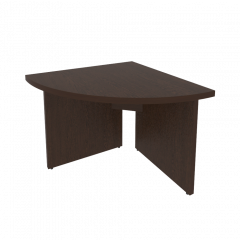 First Угловой модуль переговорного стола правый KPR-4 (R) Венге 900*900*765