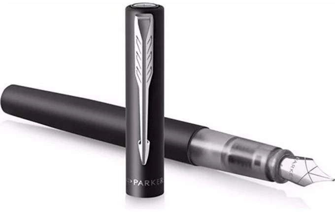 Ручка перьев. Parker Vector XL F21 (CW2159744) Black CT M сталь нержавеющая подар.кор.