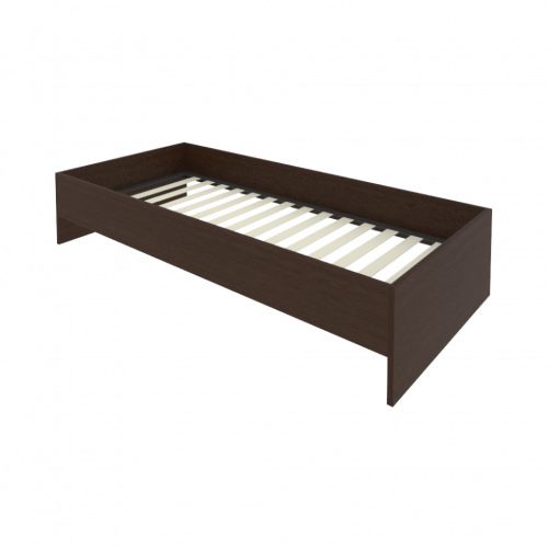 Light Кровать с ортопедическим основанием без изголовья С-К-90 Венге 950*2050*400