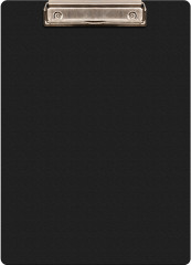 Папка-планшет Бюрократ -PD6004/BLCK A4 пластик 1.2мм черный