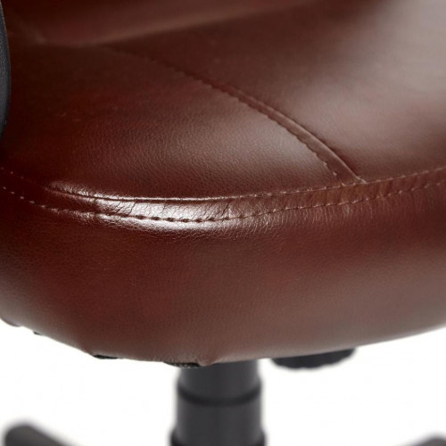 Кресло DEVON, кож/зам, коричневый, 2 TONE