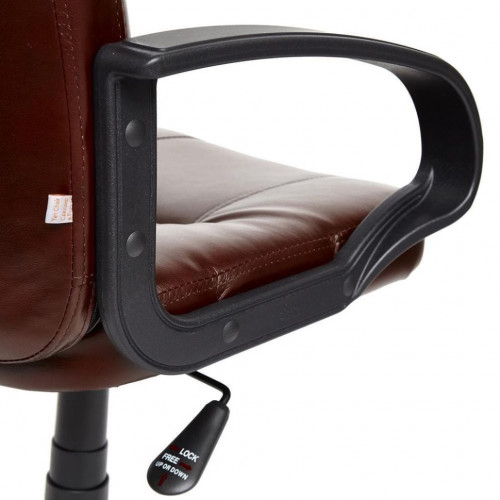 Кресло DEVON, кож/зам, коричневый, 2 TONE