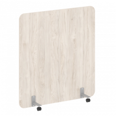 R-line Перегородка на металлических опорах, на роликах DP.R-140-150 Денвер светлый/Серый металл 1400*18*1500