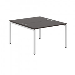 Стол 2-х местный XWST 1214 Легно темный/Алюминий 1200х1406х750 XTEN-S