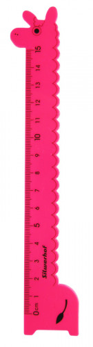 Линейка Silwerhof Zoo 160188 пластик дл.15см