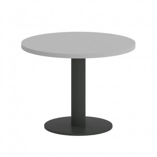 Home Office Стол журнальный круглый VR.SP-5-60.1G Серый/Антрацит металл 600*600*450