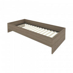 Light Кровать с ортопедическим основанием без изголовья С-К-90 Вяз 950*2050*400