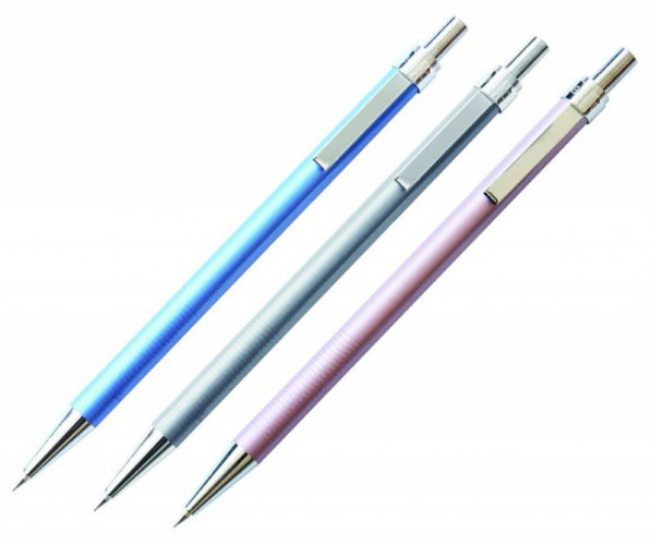 Карандаш мех. Deli E6492 Elite 0.5мм металл ассорти дисплей ластик