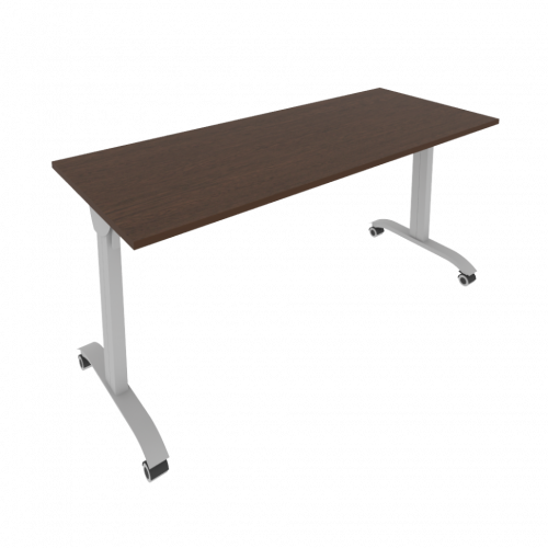 Mobile System Стол складной мобильный СМ-6 Венге/Тёмно-серый металл 1600*650*757