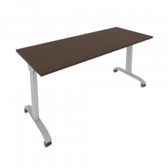 Mobile System Стол складной мобильный СМ-6 Венге/Тёмно-серый металл 1600*650*757