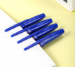 Набор ручек шариков. Deli Classic EQ6S-MT-BL оранжевый/синий d=0.7мм блистер (5шт) сменный стержень шестигр.