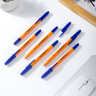 Набор ручек шариков. Deli Classic EQ6S-MT-BL оранжевый/синий d=0.7мм блистер (5шт) сменный стержень шестигр.