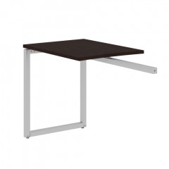 Брифинг приставка XQR 869 Легно темный/Алюминий 800х600х750