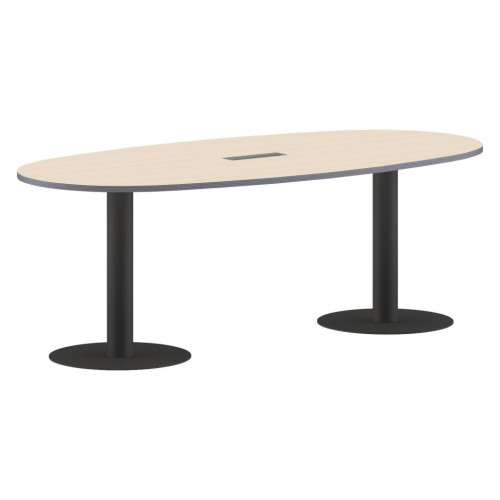 Конференц стол ПРГ-3 Клен/Антрацит 2200х1100х750