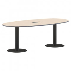Конференц стол ПРГ-3 Клен/Антрацит 2200х1100х750