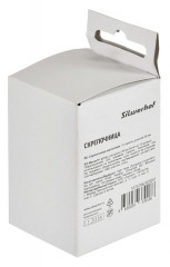 Скрепочница Silwerhof 503001 магнитная с наполнением прозрачный картонная коробка