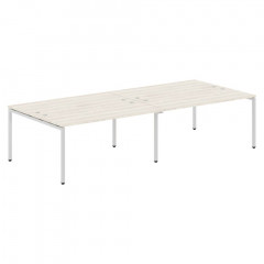 Стол 4-х местный XWST 3214 Сосна Эдмонт/Алюминий 3206х1406х750 XTEN-S