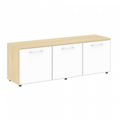 Yalta Тумба модульная LT.TS-3.5 white Акация/Стекло white 1642*450*580