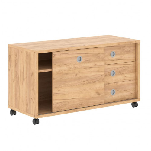 Тумба мобильная с дверью купе B 202.1 Дуб Бофорд 1200х500х660 BORN