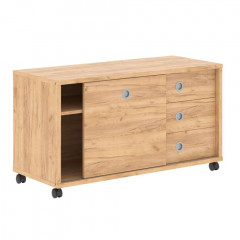 Тумба мобильная с дверью купе B 202.1 Дуб Бофорд 1200х500х660 BORN