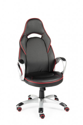 Кресло руководителя  Мустанг Х CX0496H black+red