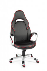 Кресло руководителя Мустанг Х CX0496H black+red