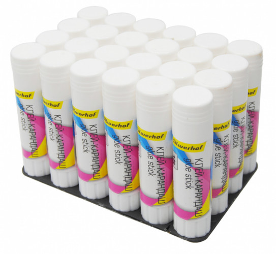 Клей-карандаш Silwerhof 433040-15 15гр ПВА термоусадочная упаковка