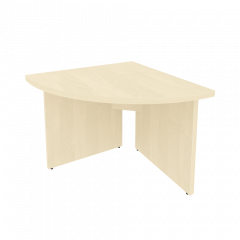 First Угловой модуль переговорного стола правый KPR-4 (R) Клён 900*900*765
