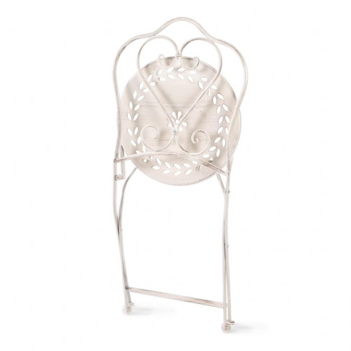 Комплект (стол + 2 стула) Secret de Maison Monique (mod. PL08-6241.6242), металл, стол:62*73, стул: 48*40*93, Античный белый (Antique White)