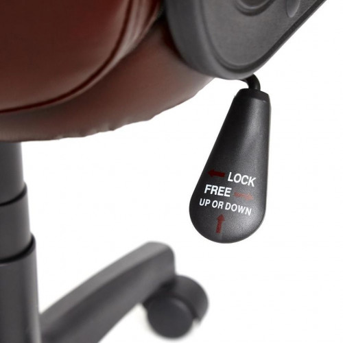 Кресло DEVON, кож/зам, коричневый/коричневый перфорированный, 2 TONE/2 TONE /06