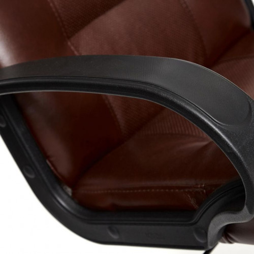 Кресло DEVON, кож/зам, коричневый/коричневый перфорированный, 2 TONE/2 TONE /06