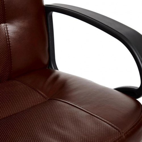 Кресло DEVON, кож/зам, коричневый/коричневый перфорированный, 2 TONE/2 TONE /06