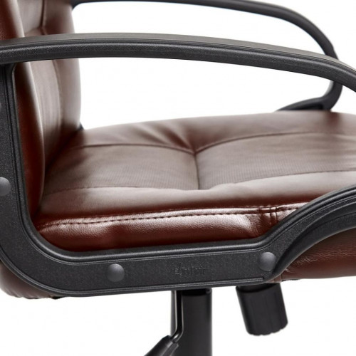 Кресло DEVON, кож/зам, коричневый/коричневый перфорированный, 2 TONE/2 TONE /06
