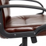 Кресло DEVON, кож/зам, коричневый/коричневый перфорированный, 2 TONE/2 TONE /06