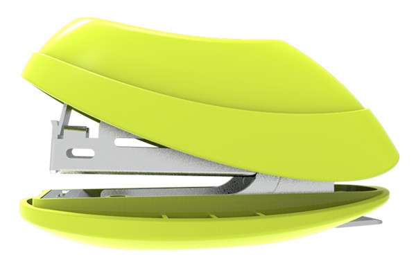 Комплект степлер+скобы Deli E0220 Explora N10 (15листов) встроенный антистеплер ассорти закрытый блистер