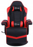 Кресло игровое Cactus CS-CHR-GS200BLR черный/красный подст.для ног
