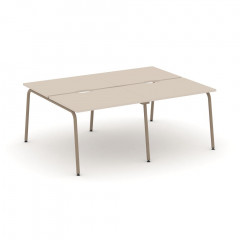 Estetica Рабочая станция на 4 места ES.D.RS-4.1-VK Капучино/Латте металл 1960*1500*750