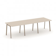 Estetica Стол переговорный ES.PRG-3.1-P Капучино/Латте металл 2940*980*750